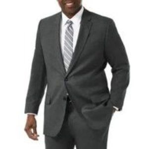 STAFFORD Stretch Comfort BIG & TALL suit jacket color CHARCOAL size 56BGRG